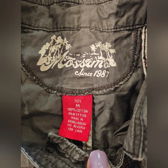 Vintage Mossimo Cropped Utility Jacket - Picture 5 of 7